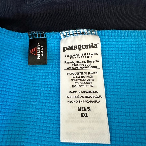 NWT PATAGONIA Adze Hybrid Jacket NEW WITH TAGS Underwater Blue Size XXL - Picture 11 of 16